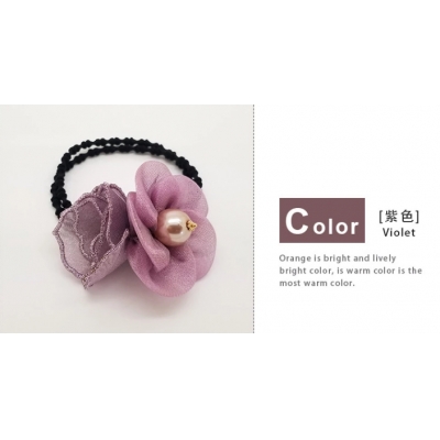 New style Cute Elastic Floral or Bow-knot Hair band Elastics hair Band Accessories for Women Girls